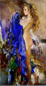 Impressionist Nude Painting - Pretty Woman ISny 20 Impressionist nude
